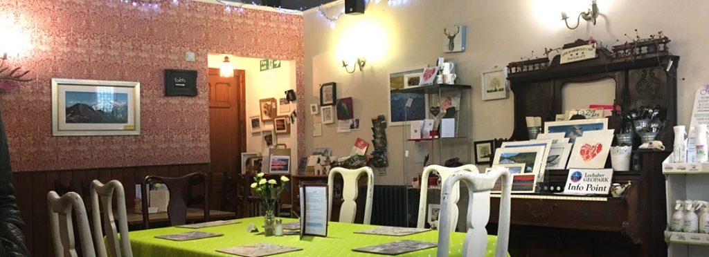 Internal view of the Artisan Café, Tyndrum