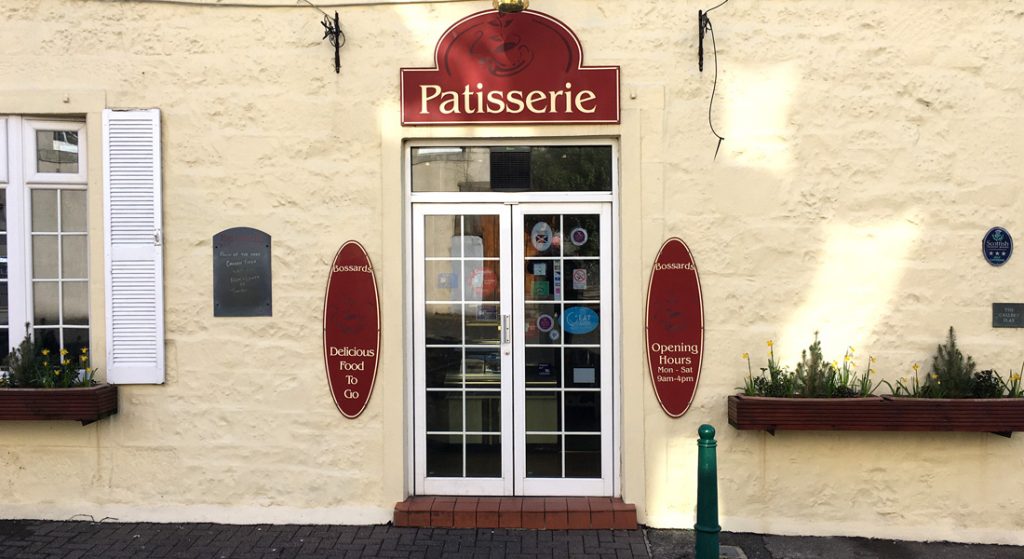 External view of Bossard's Patisserie, Oban