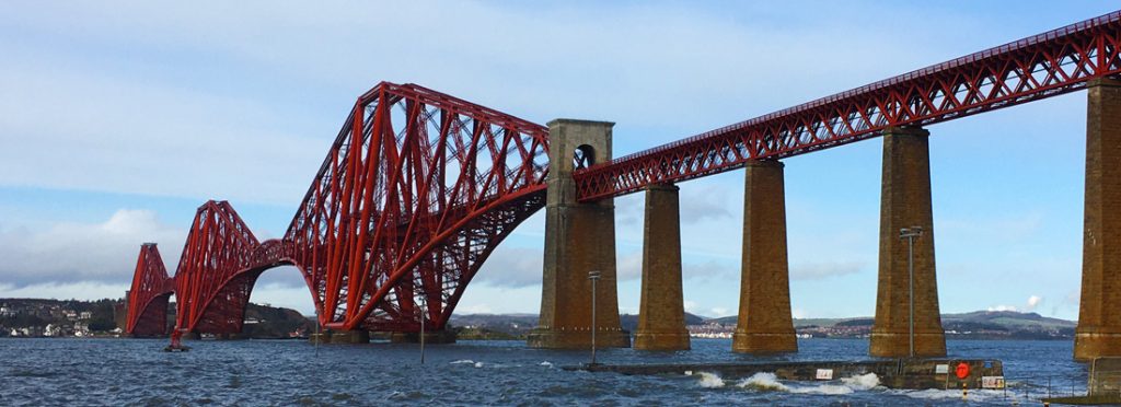 A view of the Forth Bridge