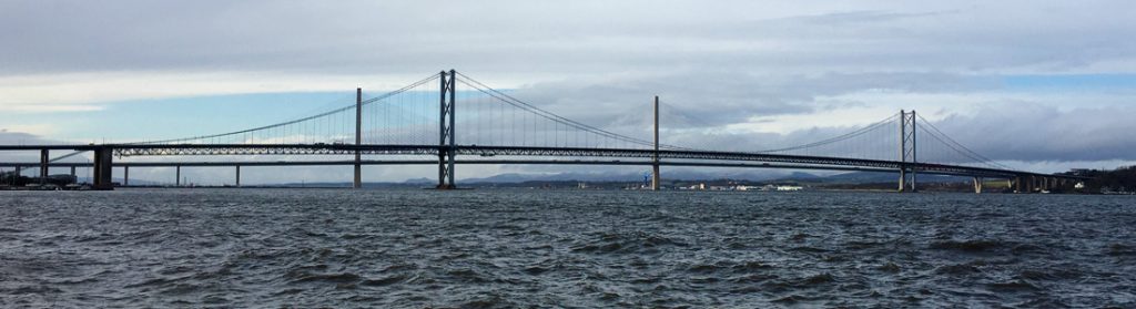A view of the Forth Road Bridge