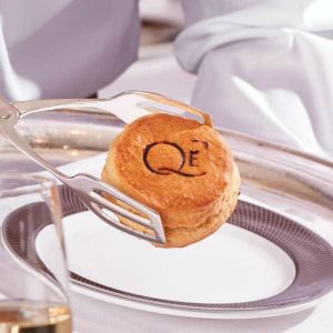 A scone on a Cunard liner