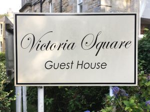 Sign for Victoria Square Guest House
