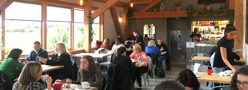 Internal view of the Café at Canada Wood