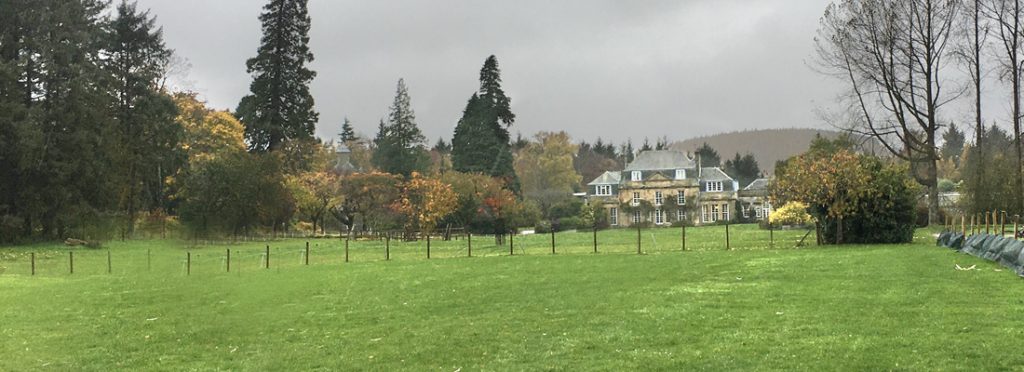 The farmhouse at Cairnie Fruit Farm