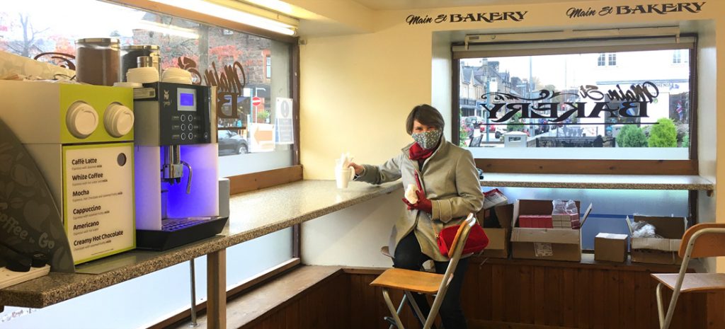 Internal view of Main St Bakery