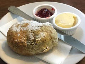 A scone at Finnegans