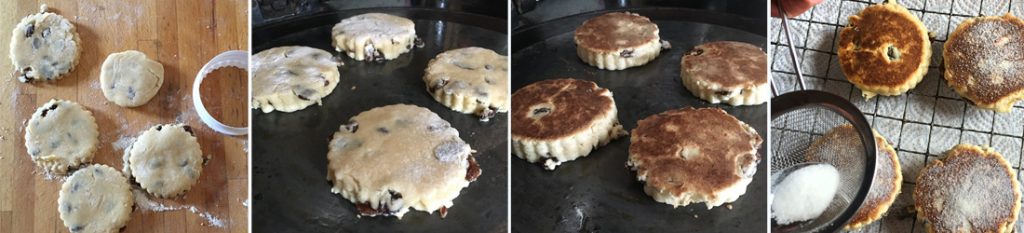 making Welsh cakes