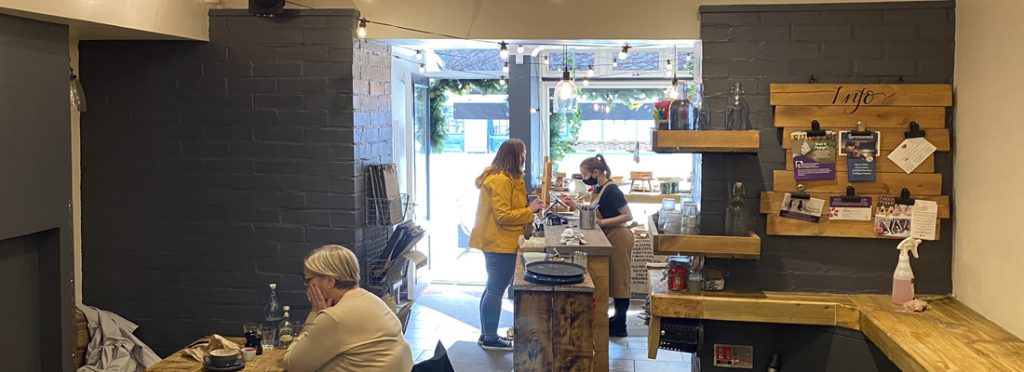 Interior of the Granary Café