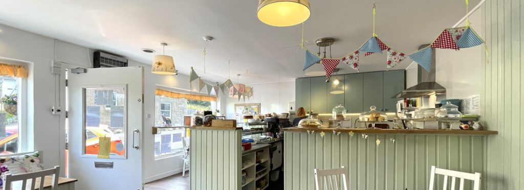 Internal view of the Village Cafe in Ceres