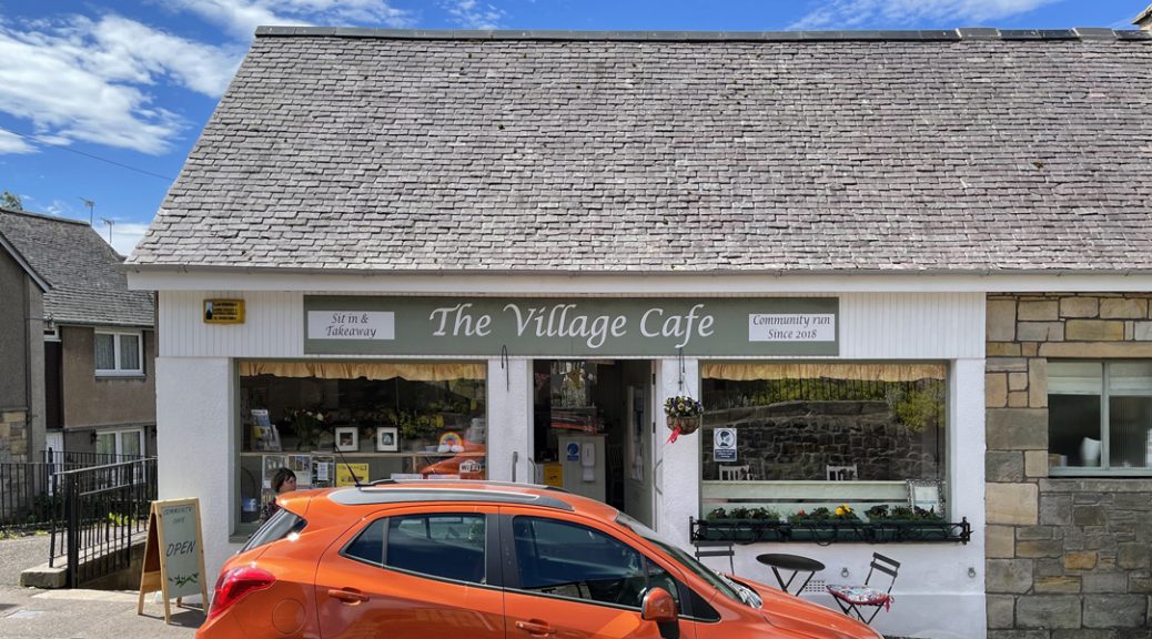 External view of the Village Cafe in Ceres