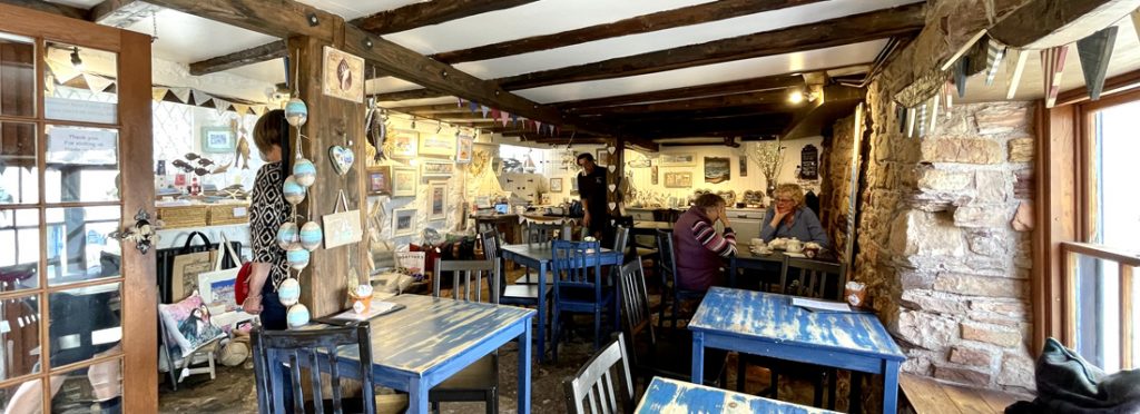 Internal view of the Harbour Gallery Cafe