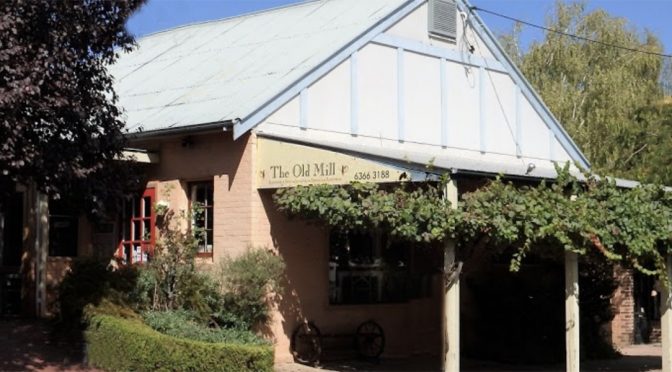 External view of the Old Mill Café, Millthorpe