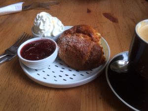 A scone at the Old Mill Café, Millthorpe