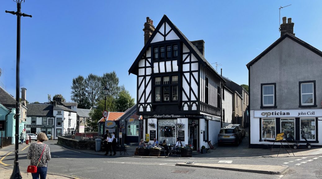 External view of Tudor House Coffee Shop