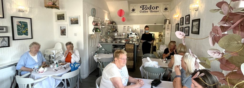 Internal view of Tudor House Coffee Shop