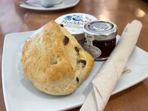 A scone at Dunelm
