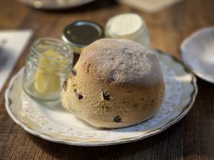 A scone at Cafe Circa in Doune