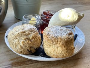 Scones at the Potting Shed Bistro
