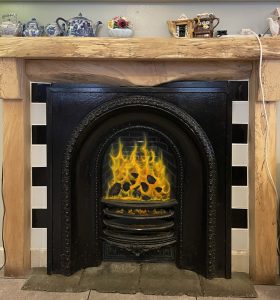 Fireplace in Another Tilly Tearoom