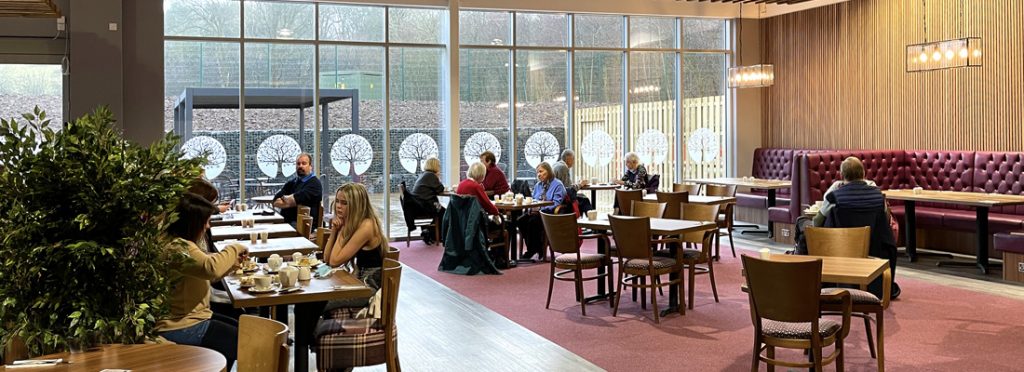 Internal view of Topiary restaurant Klondyke