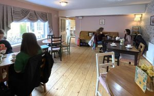 Internal view of the Hidden Lane Tearoom