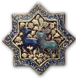 Islamic tile at the Burrell Collection