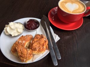 A scone at Angie's Country Cafe in Toogoolawah