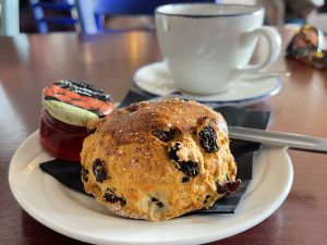 A scone at Coories, Limekilns