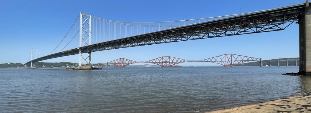 Forth Road and Rail bridge