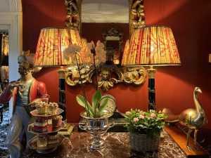 A table at Prestonfield House