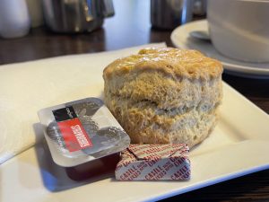 A scone at the Coffee Pot, Dufftown