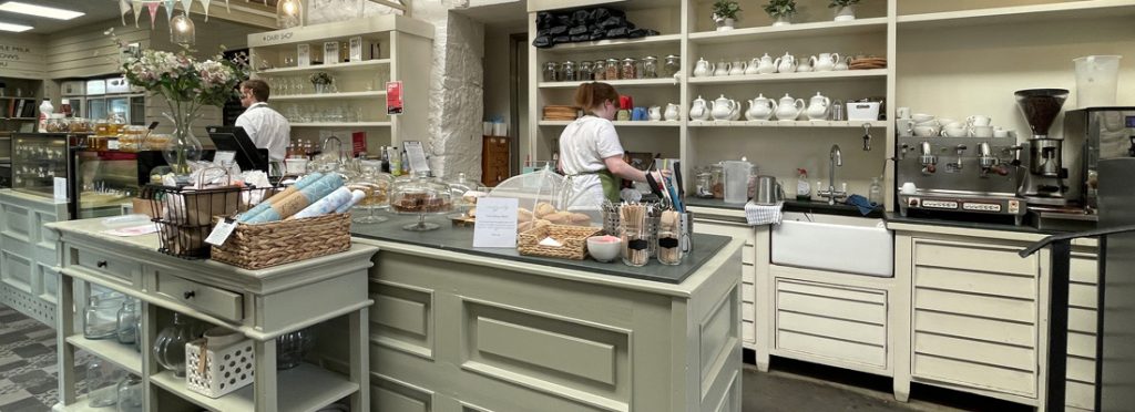 Internal view of the Courtyard Café, Fintry