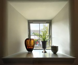 Our window at the Courtyard Café, Fintry