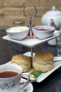 Scones at the Courtyard Tearooms in Poole