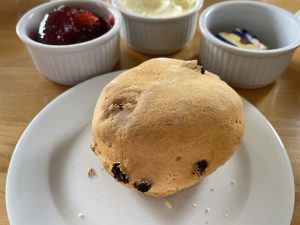 a scone at Blair Castle