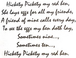Poem of Hickety Pickety Tearoom