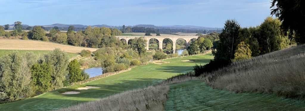 View from 14th tee at Schloss Roxburghe