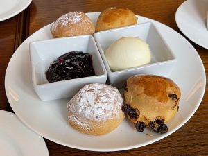 Scones at Schloss Roxburghe