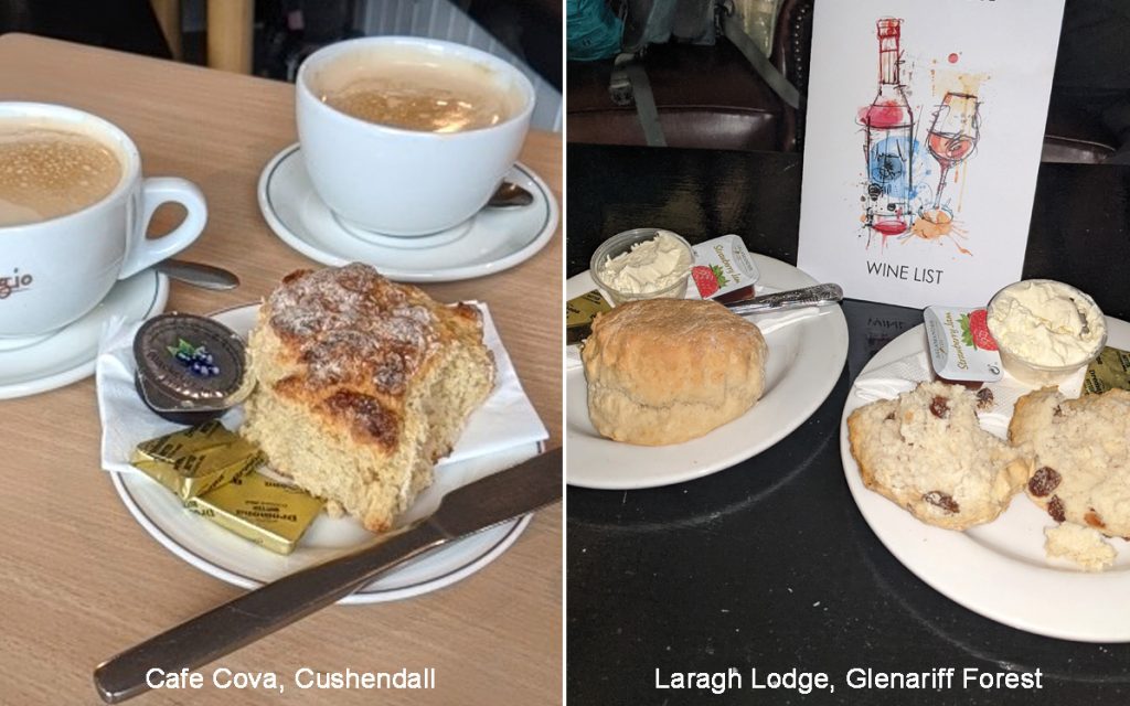 Cafe Cova and Large Lodge scones
