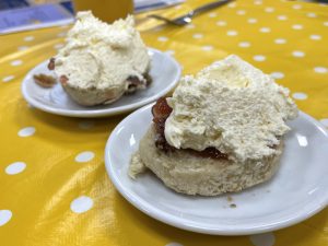 Scones at Cafe Tiki