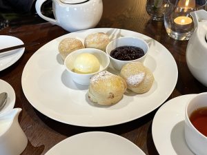 Scones at Schloss Roxburghe