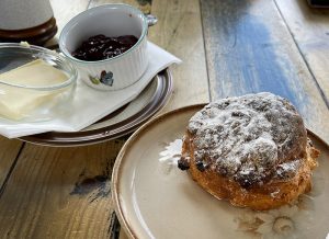 A scone at the Kitchen Window