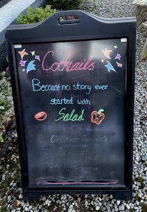 Notice board at the Black Bull in Gartmore