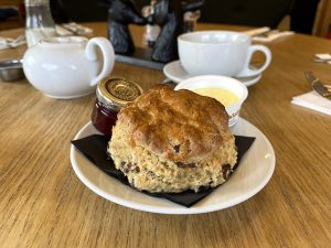 A scone at the Woodside Hotel, Doune