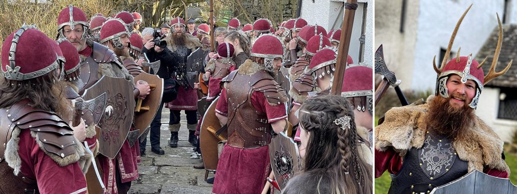 Viking invasion at Busta House Hotel