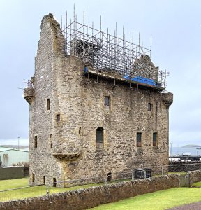 View of Scalloway Castle