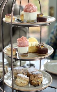 An afternoon tea at Cairn Lodge