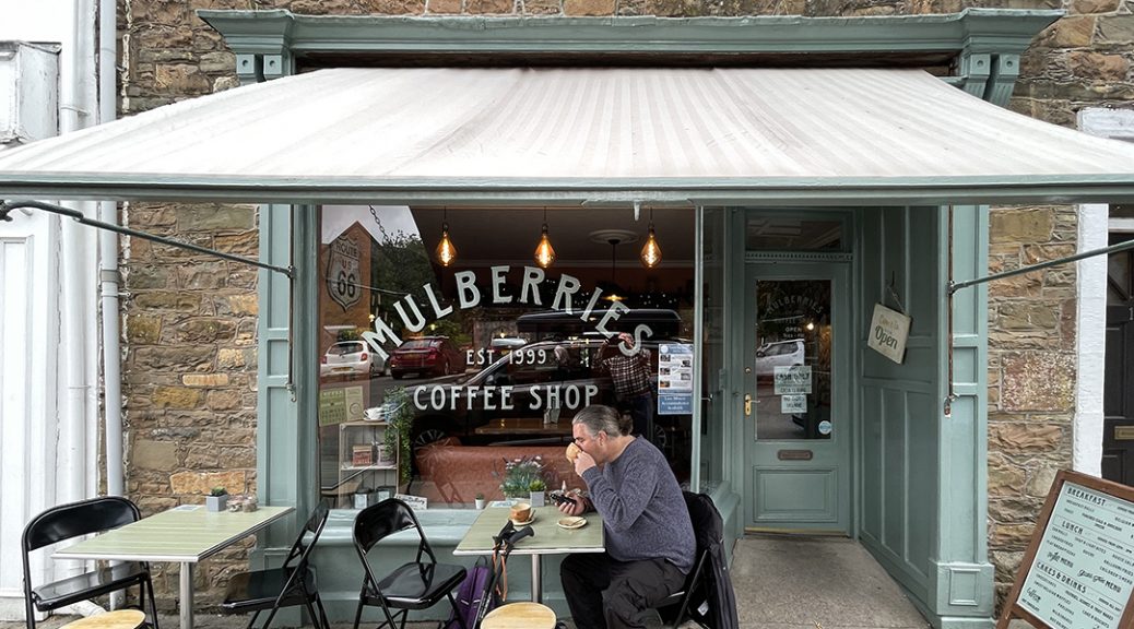External view of Mulberries Coffee Shop