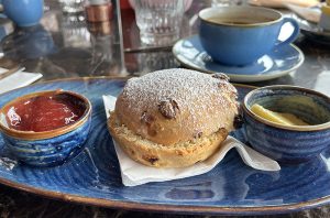 A scone at Scotts - Greenock