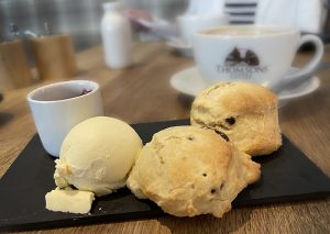 Scones at Craobh restaurant in Crieff